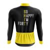So Happy I’m 40 Long Sleeve Cycling Jersey - Image 2