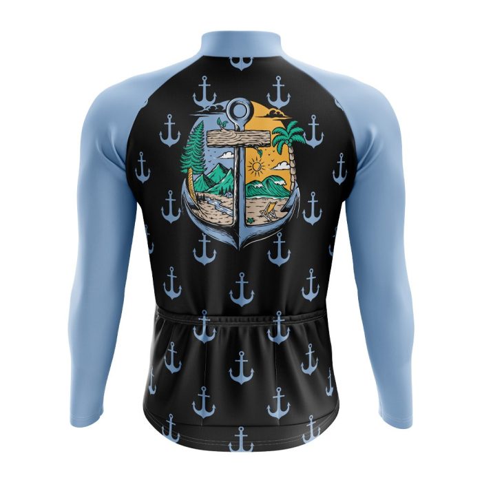 Anchors Long Sleeve Cycling Jersey - Image 2
