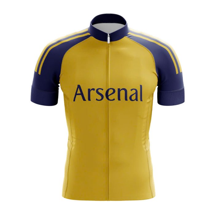 Arsenal Yellow Cycling Jersey