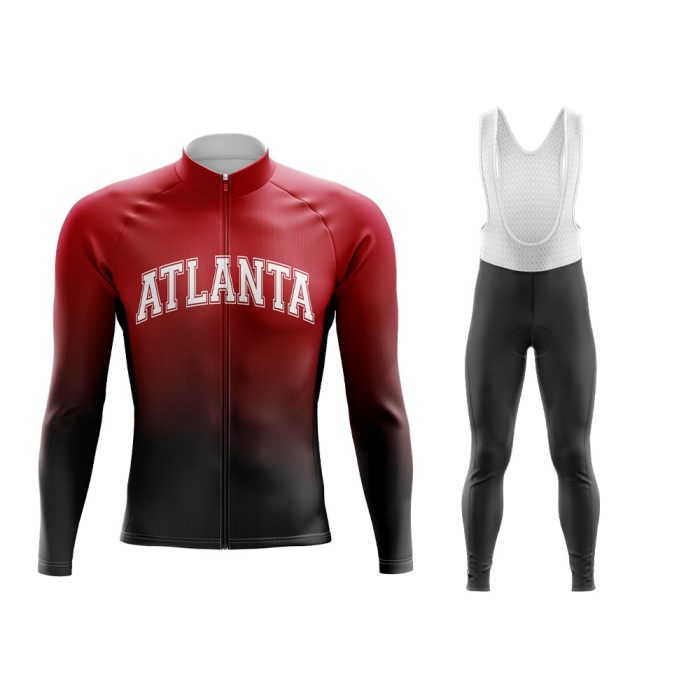 Atlanta Football Long Sleeve Cycling Jersey & Pants