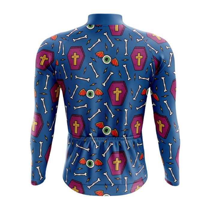 Bat Eyes Long Sleeve Cycling Jersey - Image 2