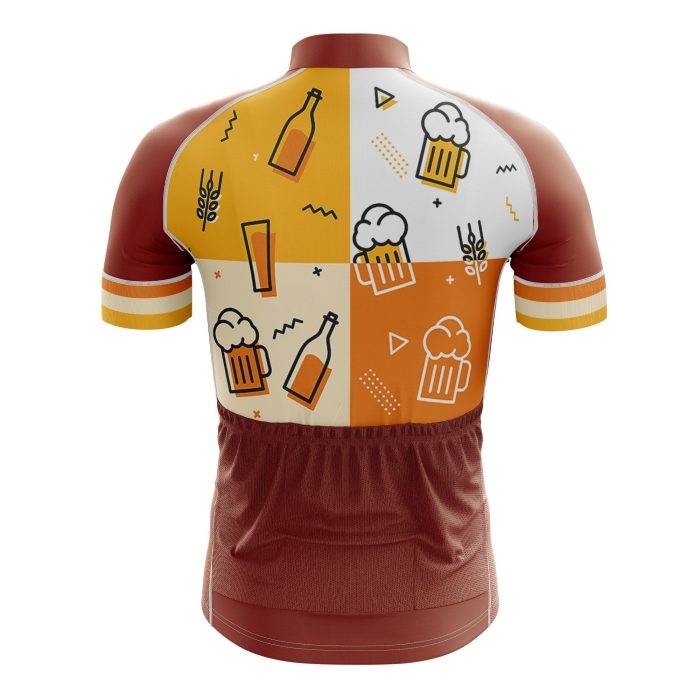 Beer Pattern Cycling Jersey - Image 2