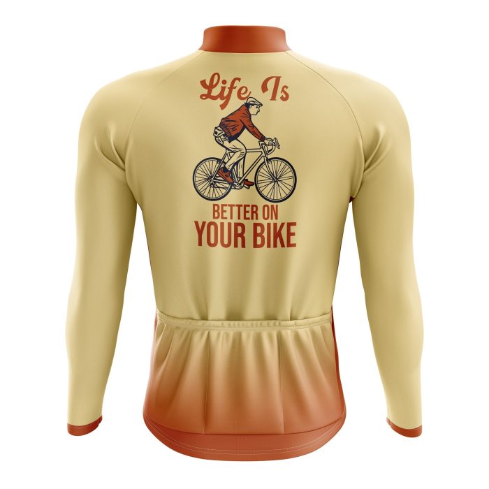Better On Your Bike Long Sleeve Cycling Jersey - Image 2