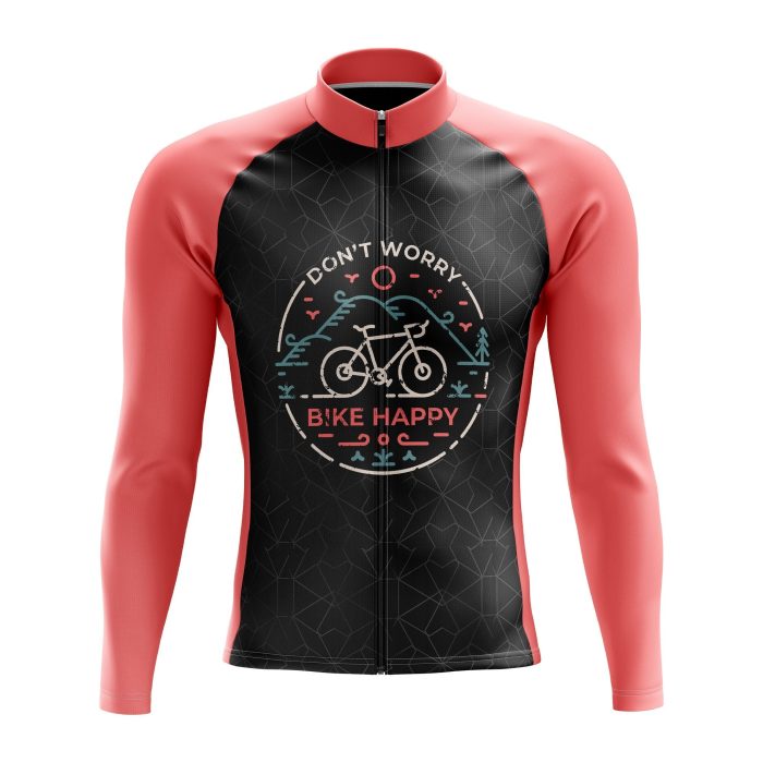 Bike Happy Long Sleeve Cycling Jersey