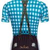 Blue Lederhosen Cycling Jersey - Image 3