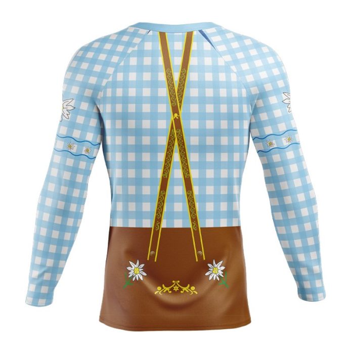 Blue Lederhosen MTB Jersey - Image 2