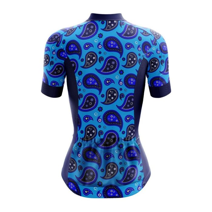 Blue Mystique Women's Cycling Jersey - Image 2