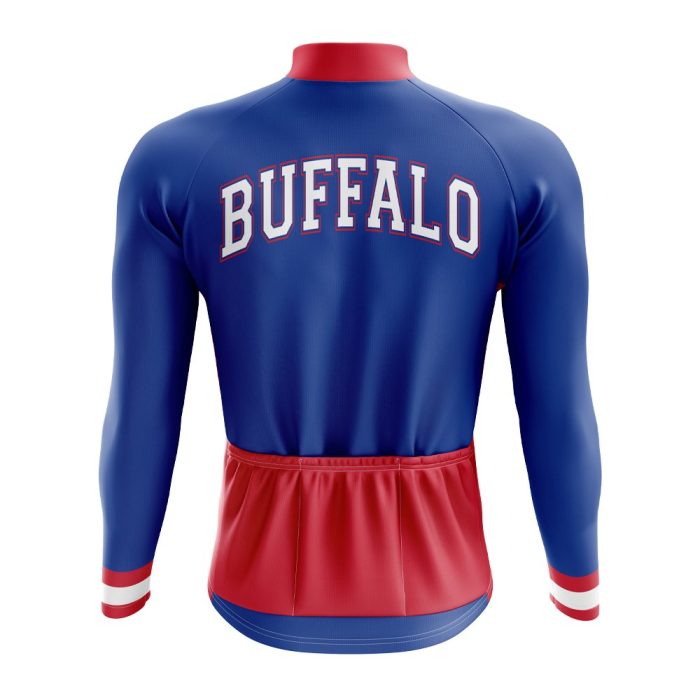 Buffalo Football Long Sleeve Cycling Jersey - Image 2