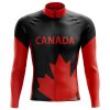 Canada Dark Long Sleeve Cycling Jersey