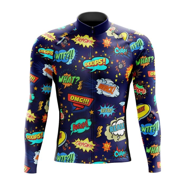 Cartoon Long Sleeve Cycling Jersey