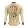 Coffee Is A Hug In A Mug Long Sleeve Cycling Jersey - Image 2