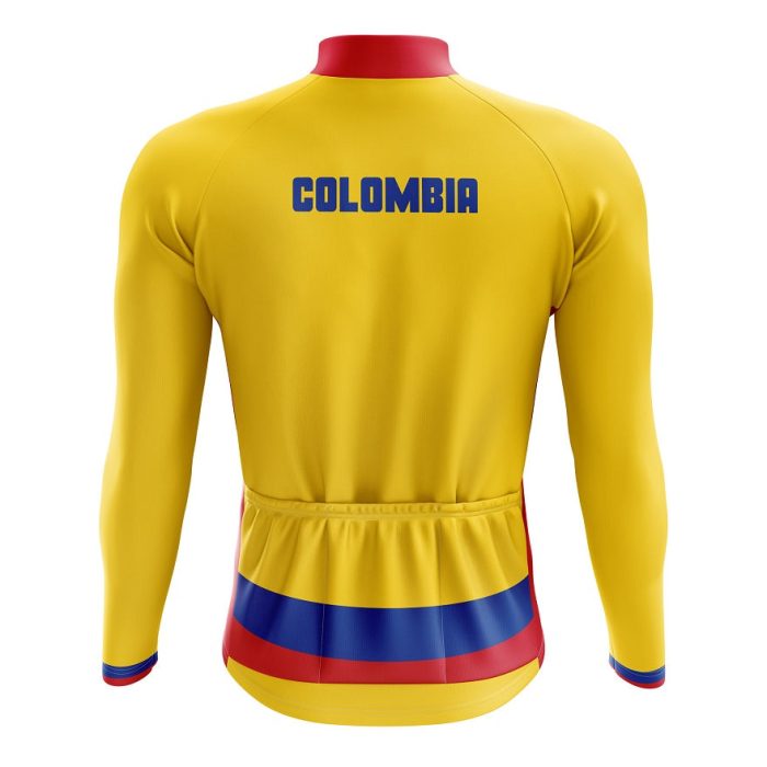 Colombia Long Sleeve Cycling Jersey - Image 2