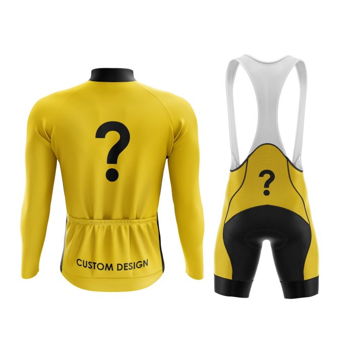 Custom Long Sleeve Cycling Jersey & Bib Shorts Kit - Image 2