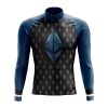 Dark Ethereum Long Sleeve Cycling Jersey