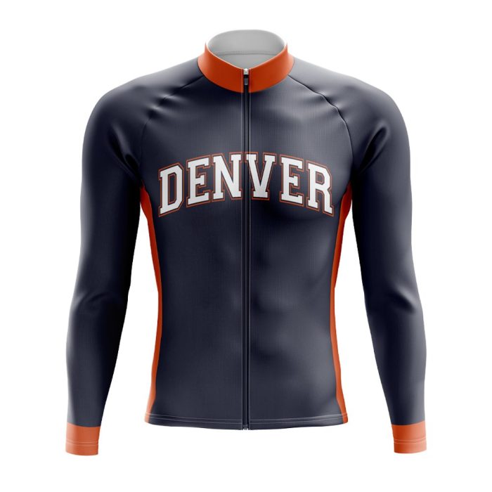 Denver Football Long Sleeve Cycling Jersey