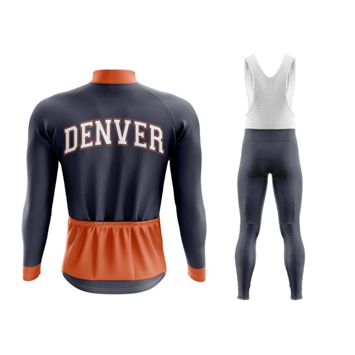 Denver Football Long Sleeve Cycling Jersey & Pants - Image 2