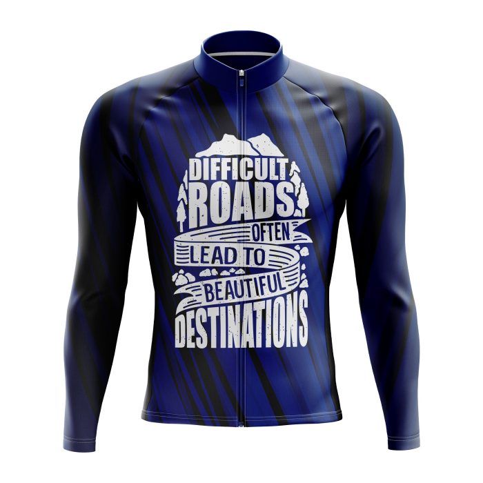 Difficult Roads Long Sleeve Cycling Jersey