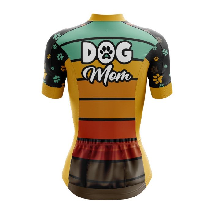 Dog Mom Female Cycling Jersey - Image 2