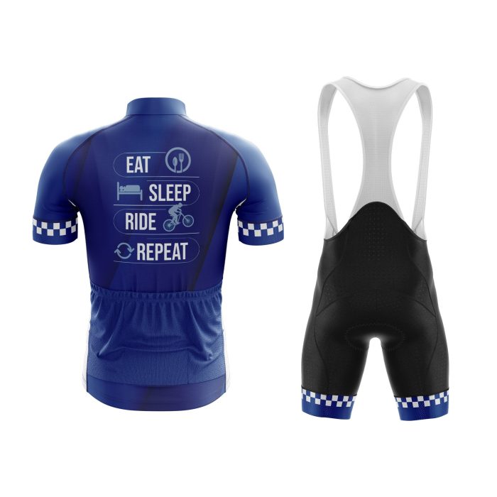 Eat Sleep Ride Repeat Cycling Kit - Image 2