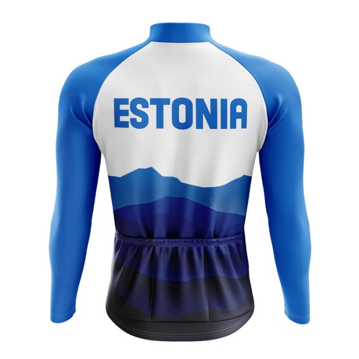 Estonia Long Sleeve Cycling Jersey - Image 2