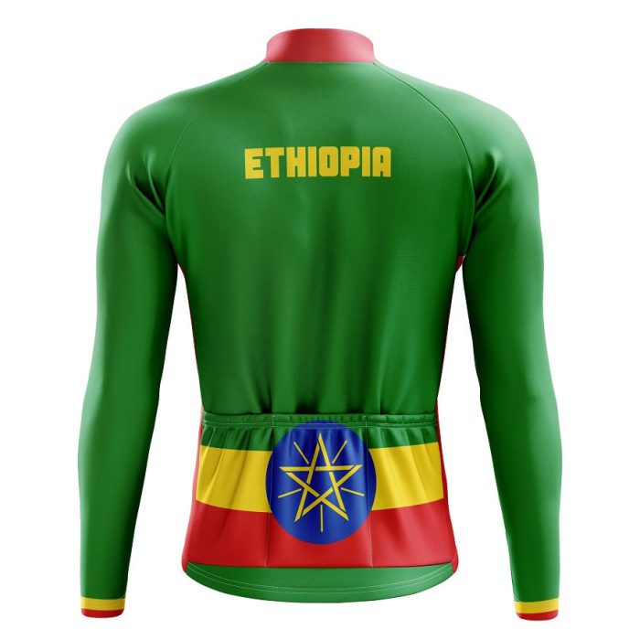 Ethiopia Long Sleeve Cycling Jersey - Image 2