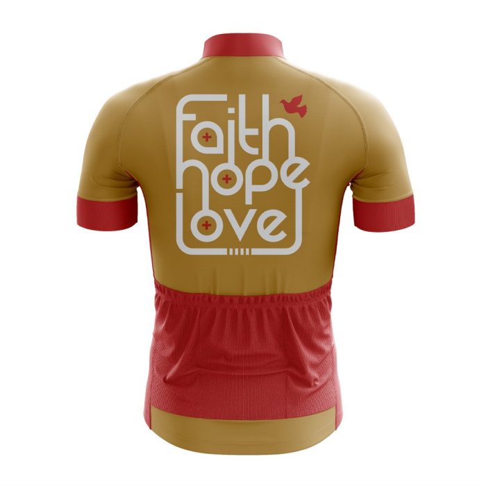 Faith Hope Love Cycling Jersey - Image 2