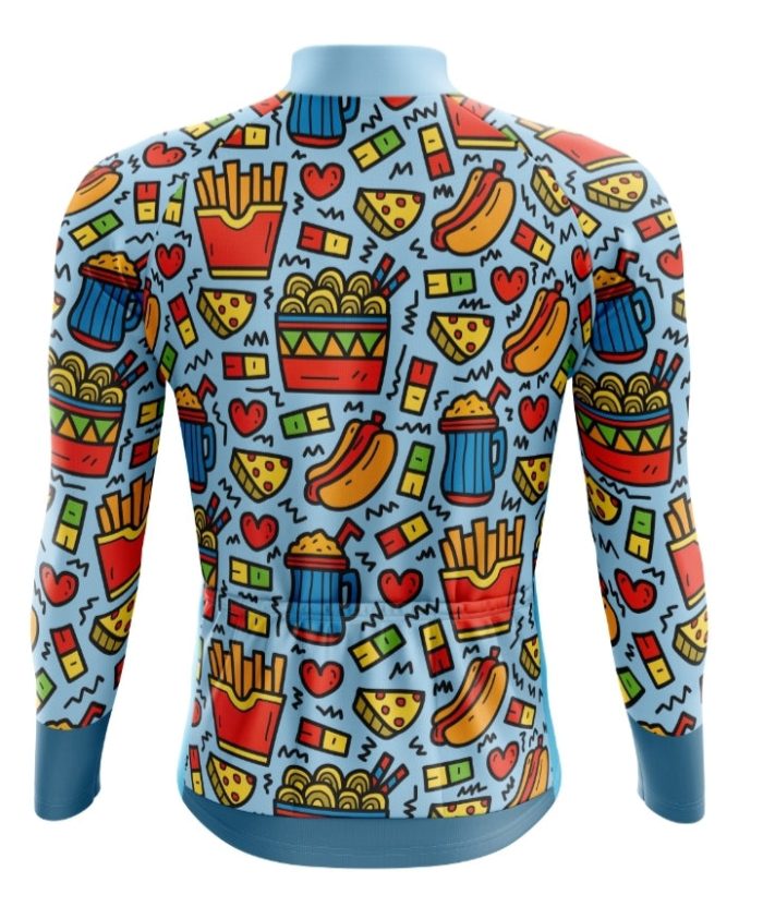 Fast Food Long Sleeve Cycling Jersey - Image 2