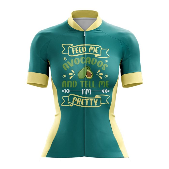 Feed Me Avocados Womens Cycling Jersey