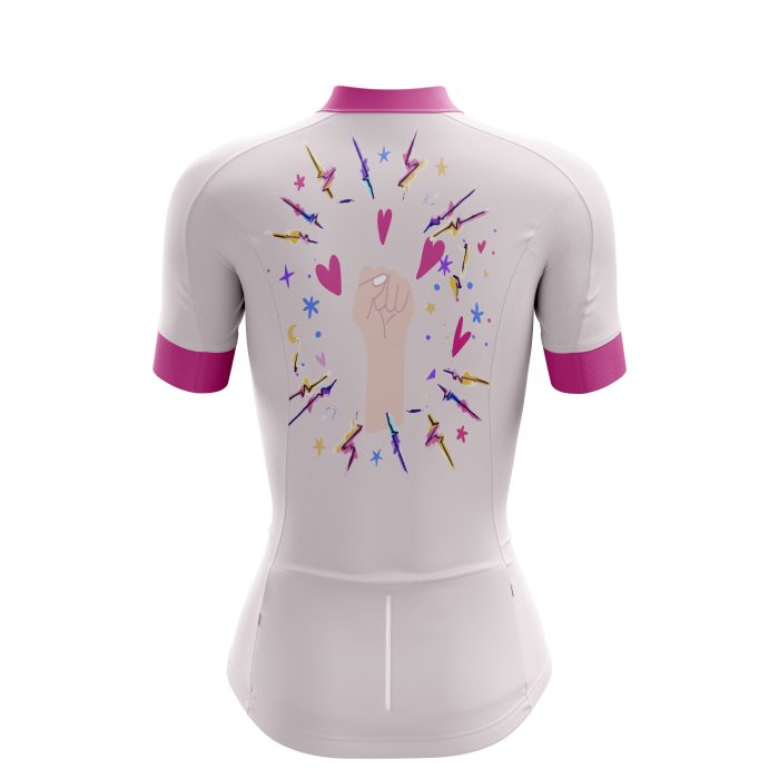 Girl Power Female Cycling Jersey - Image 2