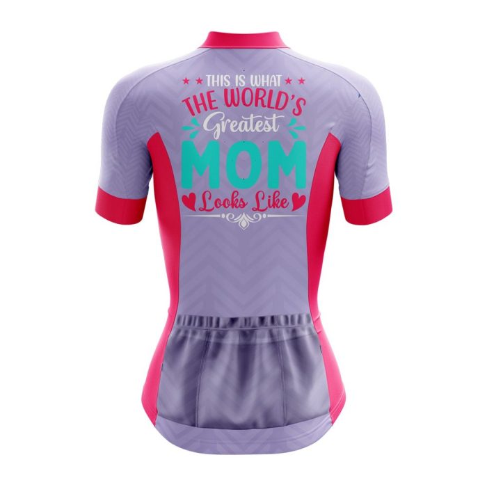 Greatest Mom Cycling Jersey - Image 2