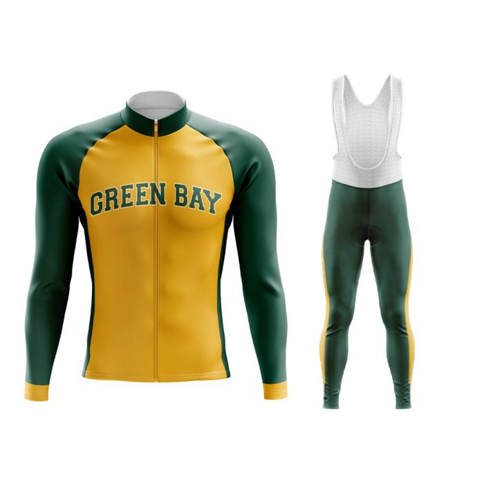 Greenbay Packers Long Sleeve Cycling Jersey & Pants