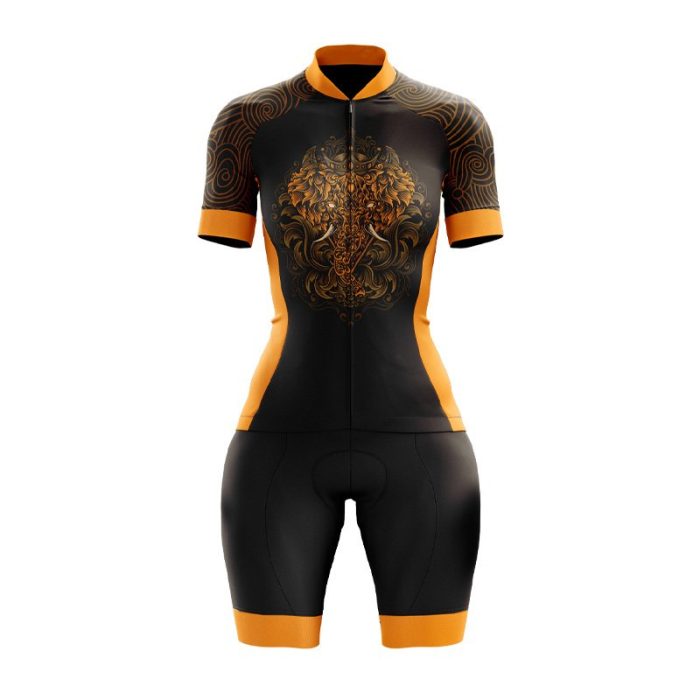 Hipster Elephant Ladies Cycling Kit