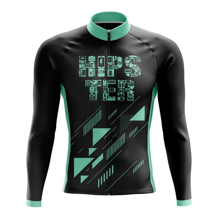 Hipster Long Sleeve Cycling Jersey