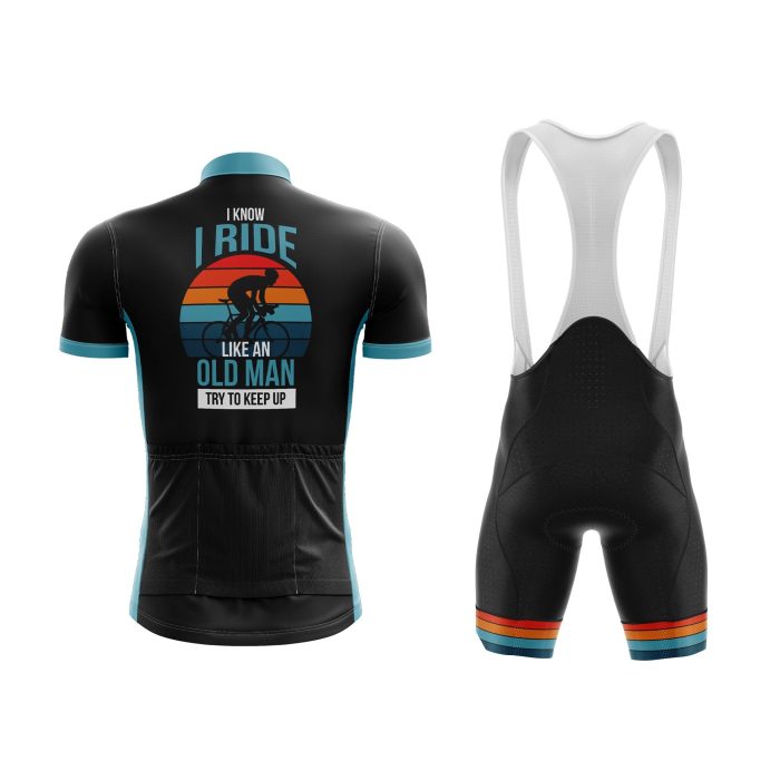 I Ride Like An Old Man Cycling Set - Image 2