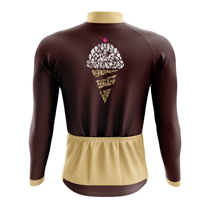 Ice Cream Art Long Sleeve Cycling Jersey - Image 2