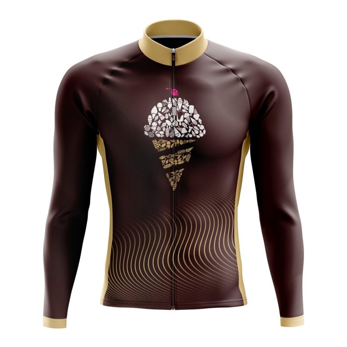 Ice Cream Art Long Sleeve Cycling Jersey