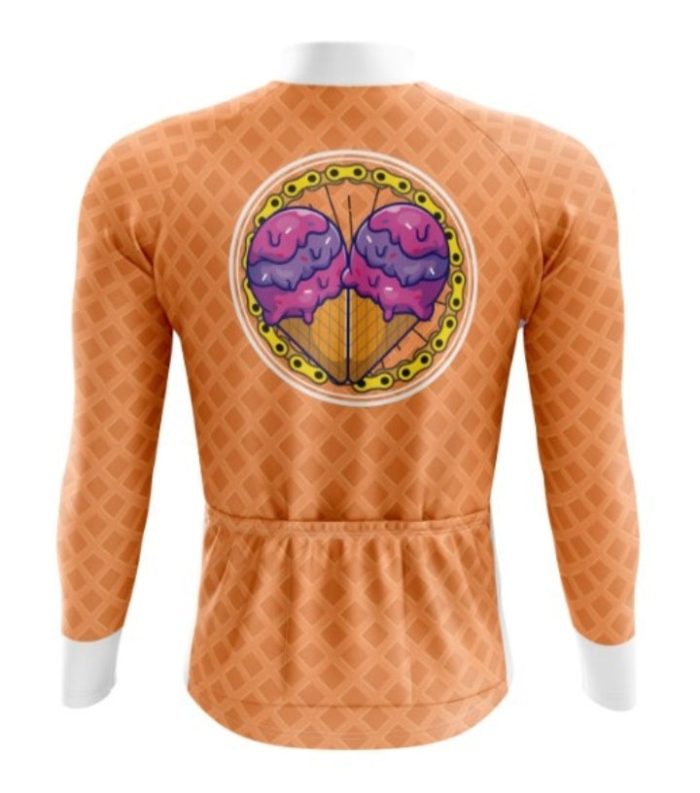 Ice Cream Long Sleeve Cycling Jersey - Image 2