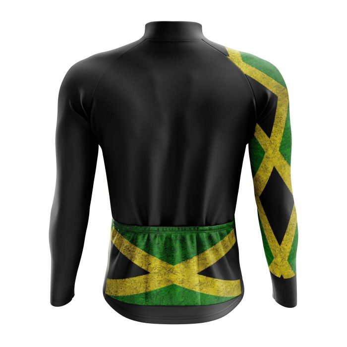 Jamaica Long Sleeve Cycling Jersey - Image 2
