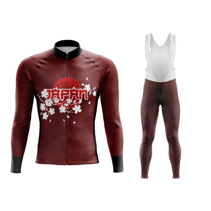 Japan Long Sleeve Winter Cycling Jersey & Pants