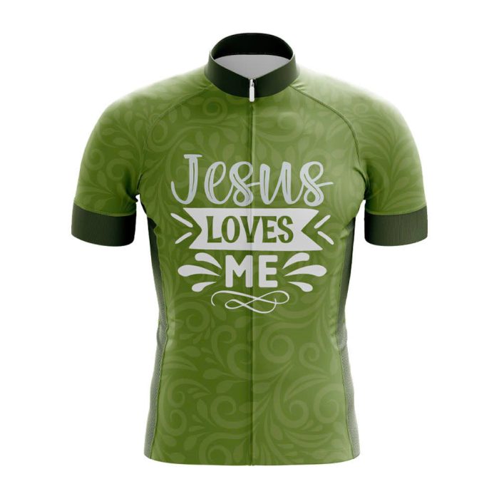 Jesus Loves Me Men's Cycling Jersey