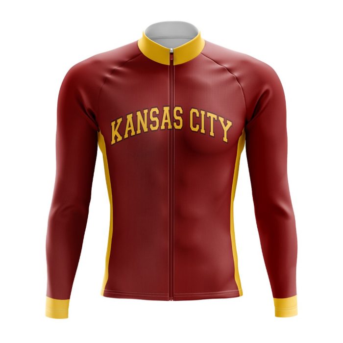 Kansas City Football Long Sleeve Cycling Jersey