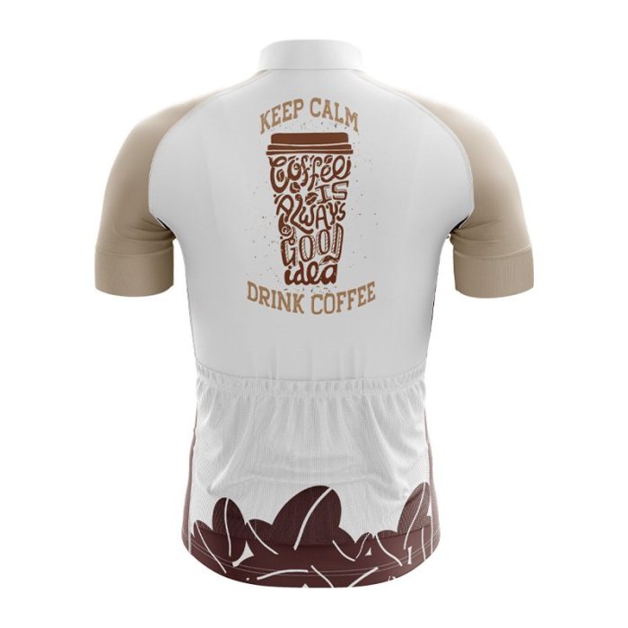 Keep Calm And Drink Coffee Cycling Jersey - Image 2
