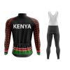 Kenya Long Sleeve Winter Cycling Jersey & Pants - Image 2