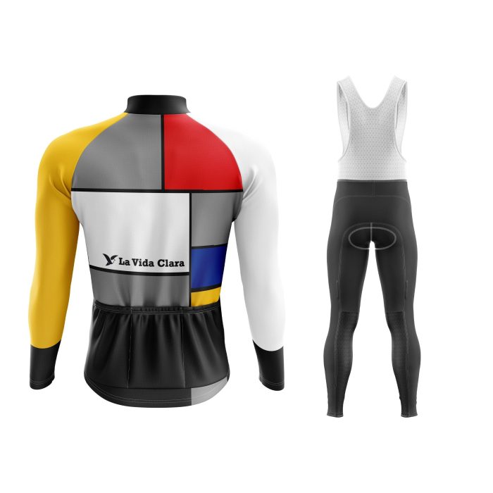La Vida Clara Long Sleeve Winter Cycling Jersey & Pants - Image 2