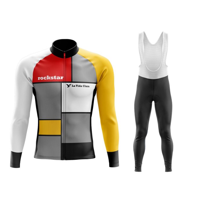 La Vida Clara Long Sleeve Winter Cycling Jersey & Pants