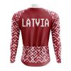 Latvia Long Sleeve Cycling Jersey - Image 2