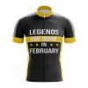 Legends Are Born in February Cycling Jersey
