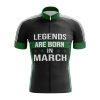 Legends Are Born in March Cycling Jersey
