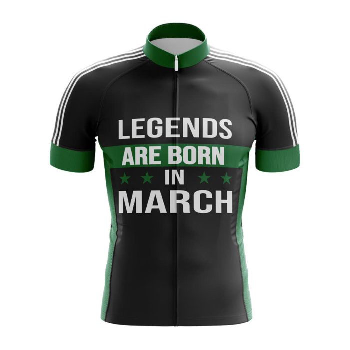 Legends Are Born in March Cycling Kit - Image 3