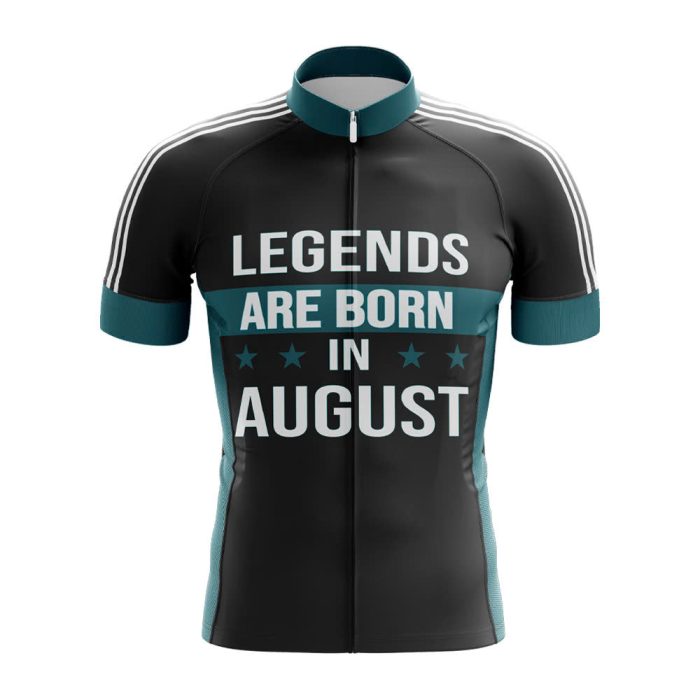 Legends are Born in August Cycling Jersey